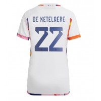 Belgicko Charles De Ketelaere #22 Vonkajší Ženy futbalový dres MS 2022 Krátky Rukáv